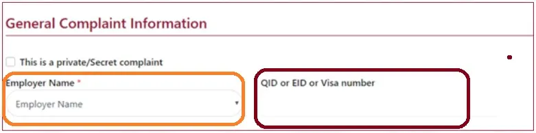 Labour Complaint Online in Qatar